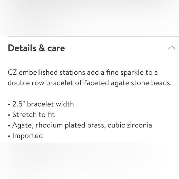 Savvy Cie Jewels Blue Agate Stretch Bracelet - Picture 5 of 5